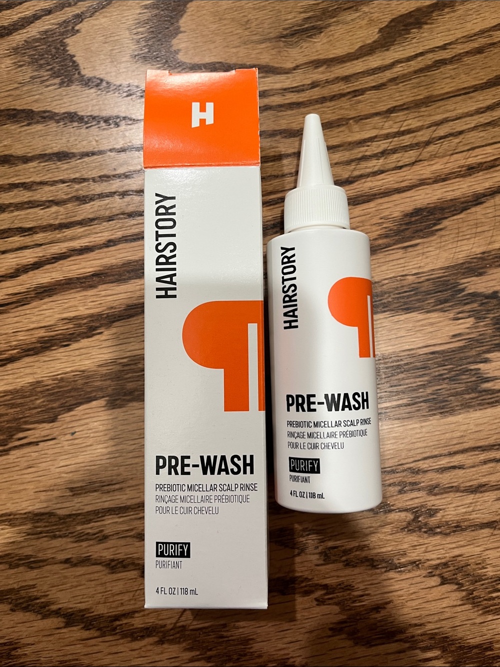 Pre-Wash Prebiotic Micellar Scalp Rinse — White & Orange